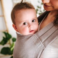 KAVKA handy - swift linen | nosidełko regulowane, hybrydowe