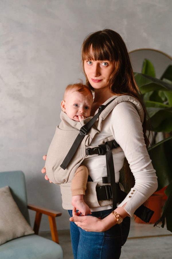 KAVKA multi-age PRO - beige linen | nosidło regulowane
