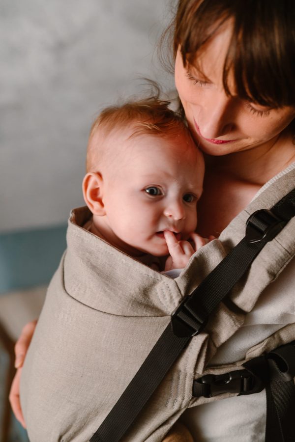 KAVKA multi-age PRO - beige linen | nosidło regulowane
