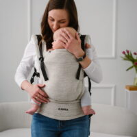 KAVKA multi-age MAGNETIC - rome linen | nosidło regulowane, klamrowe