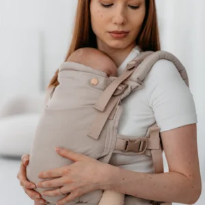 kavka multi age pro vanilla herringbone cotton bamboo gold nosidlo regulowane by 24hugs 1
